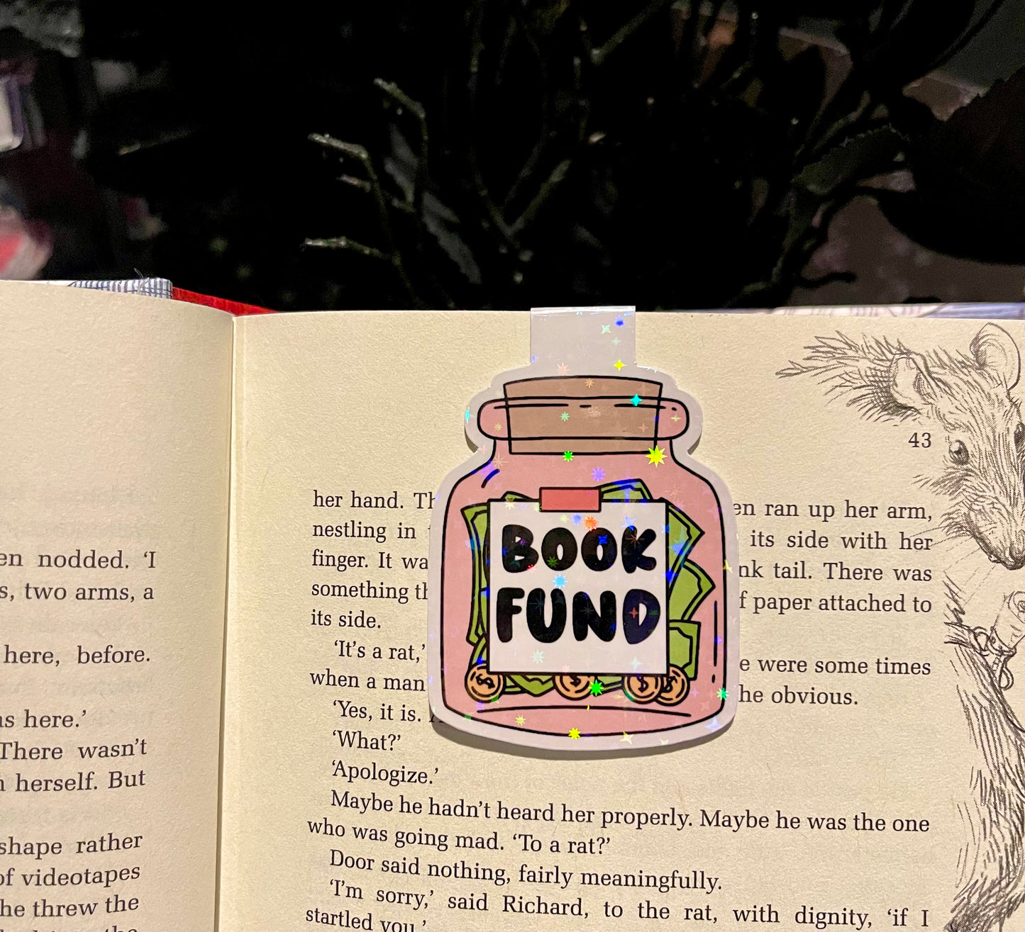Book Fund Magnetic Bookmark