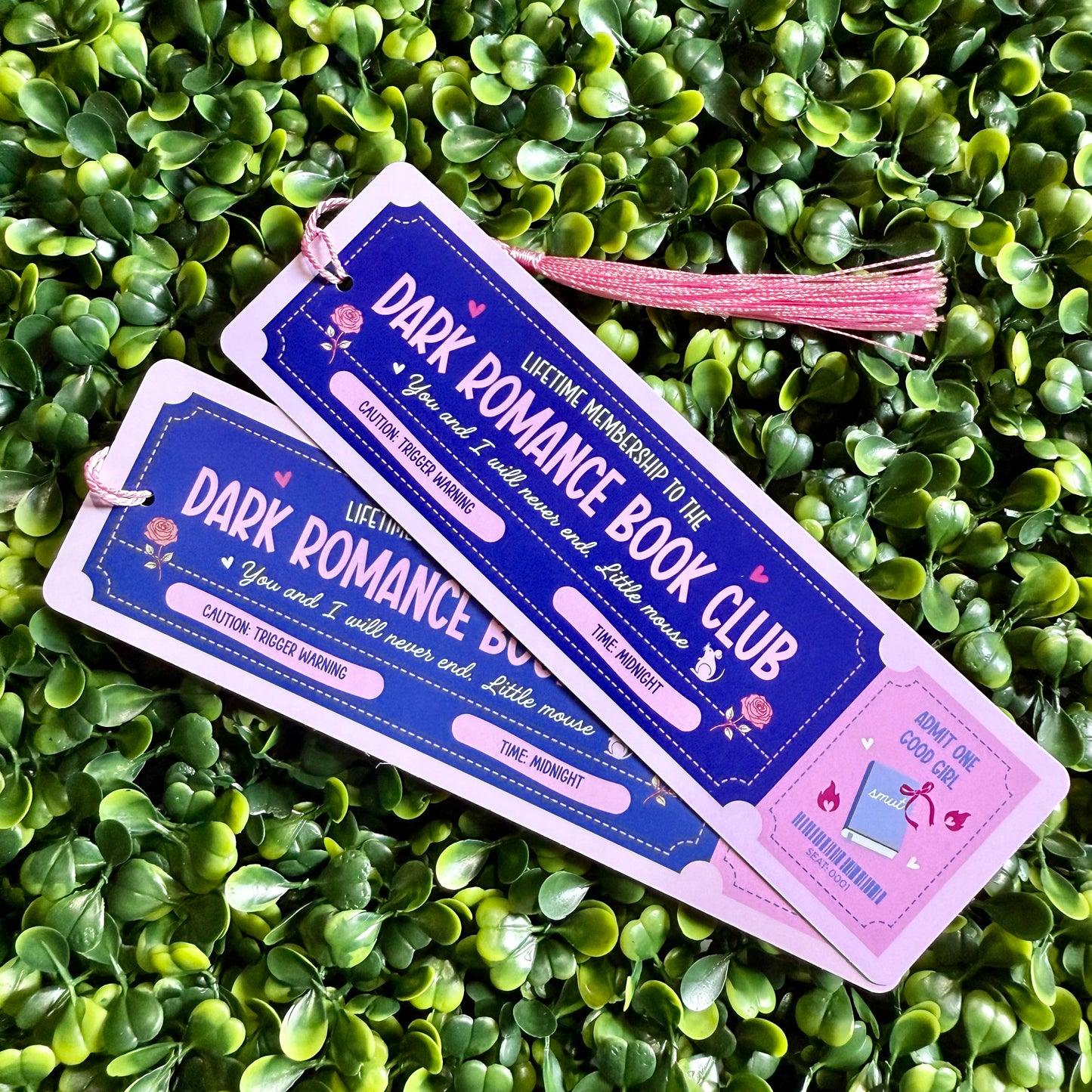 Dark Romance Book Club Bookmark