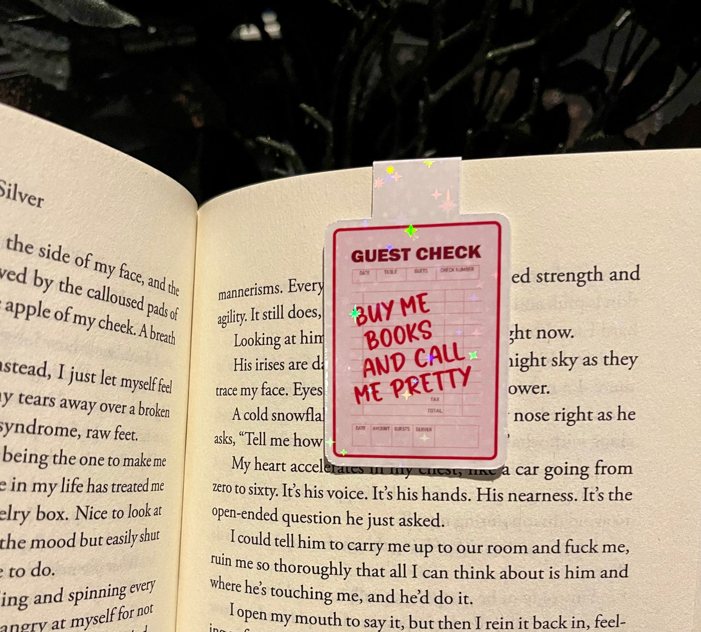 Guest Check Magnetic Bookmark