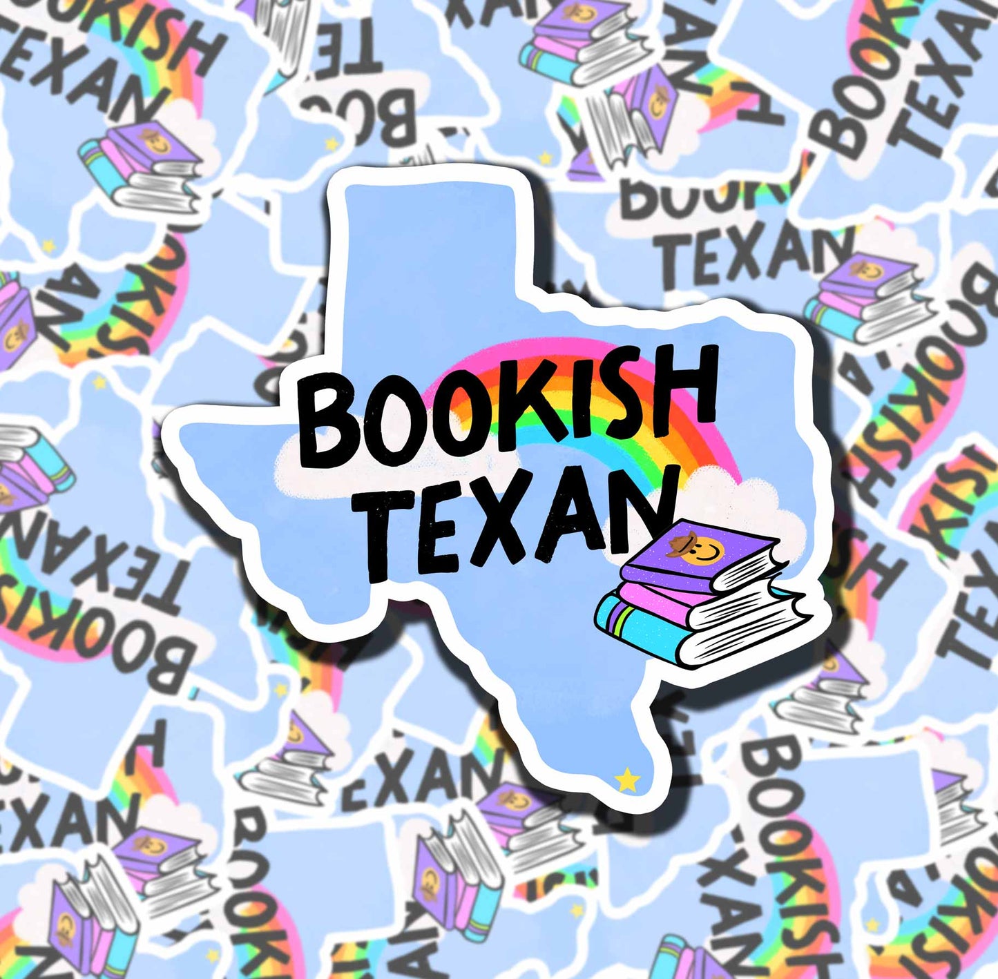Bookish Texan Sticker
