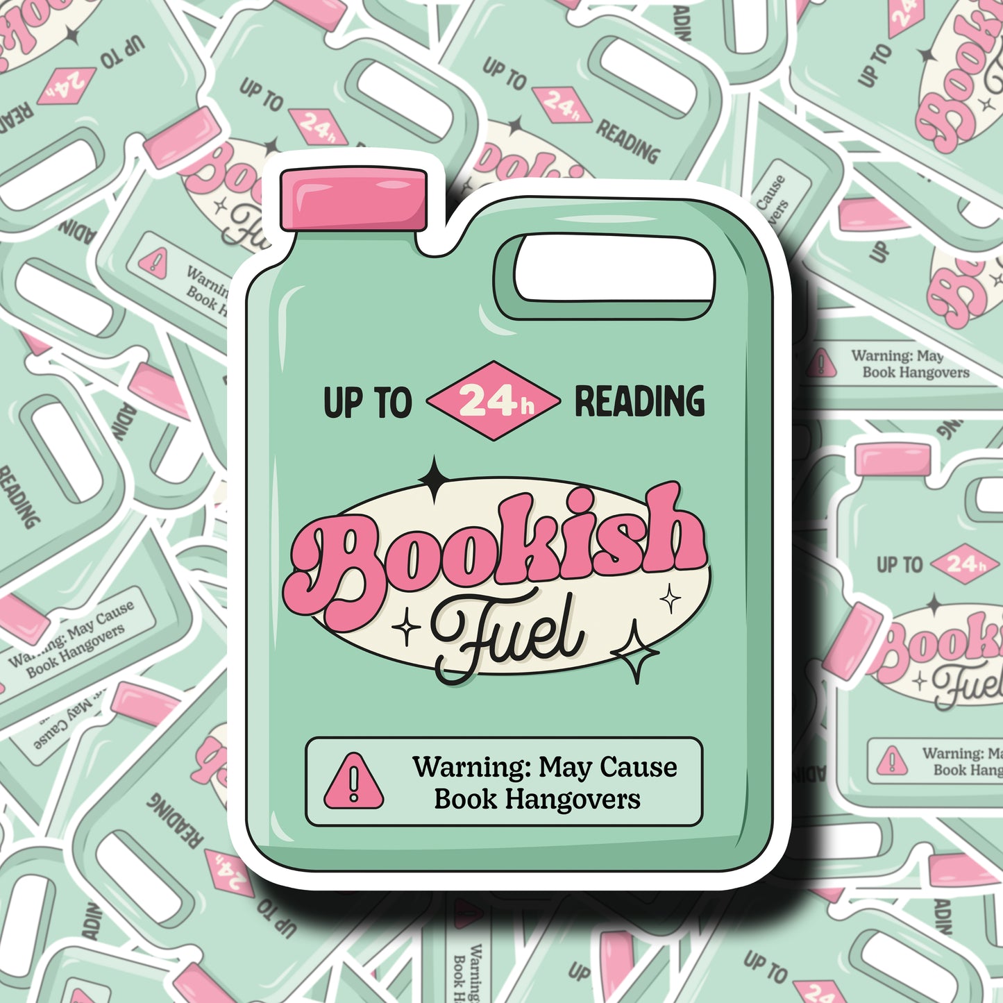 Bookish Fuel Sticker