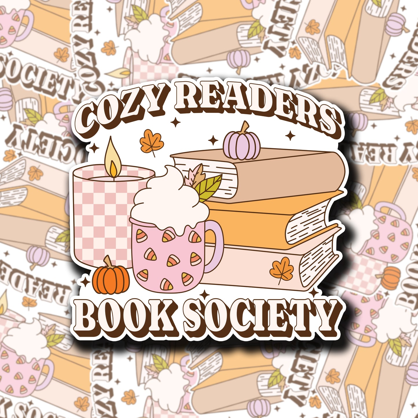 Cozy readers Book Society Sticker