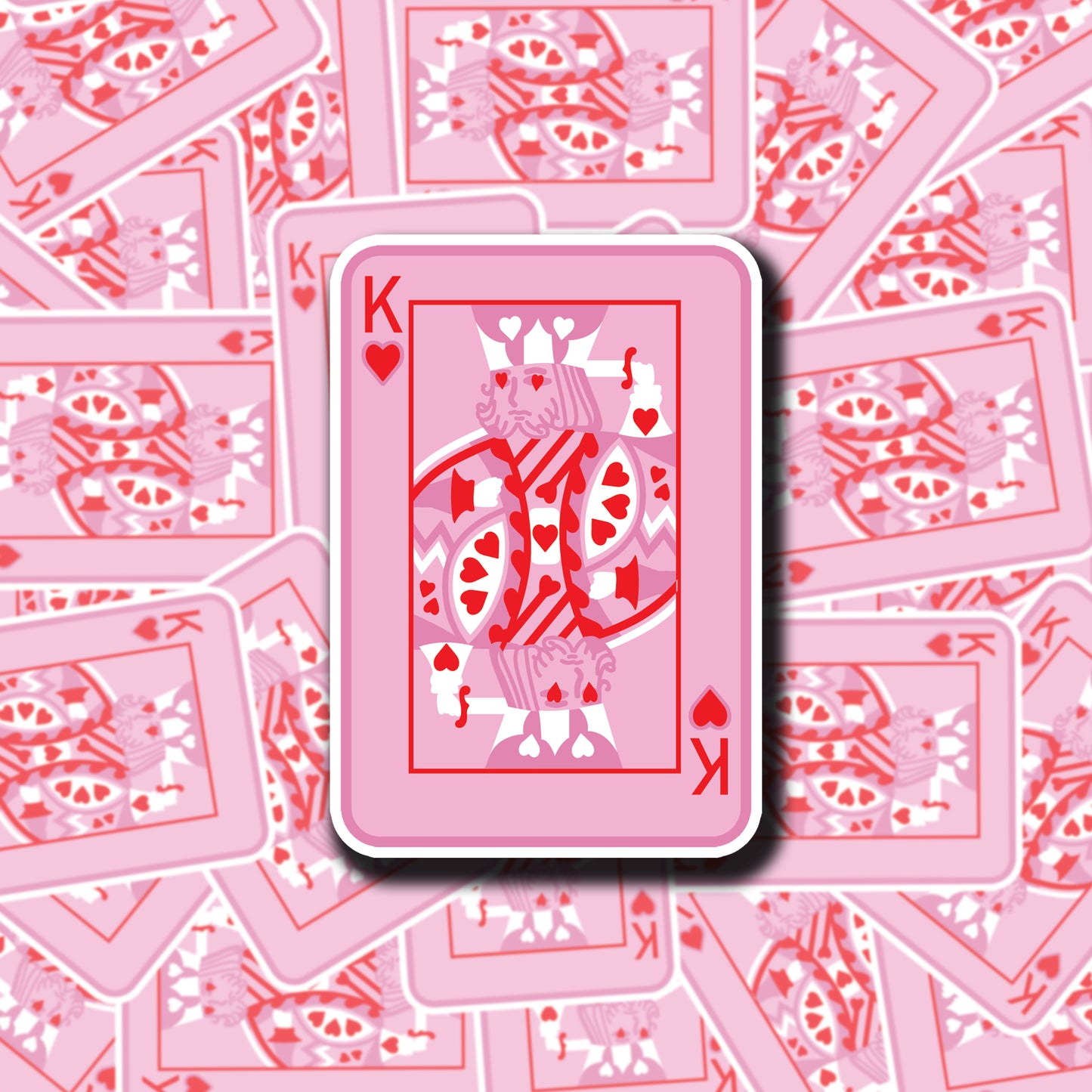 King Of Hearts Sticker