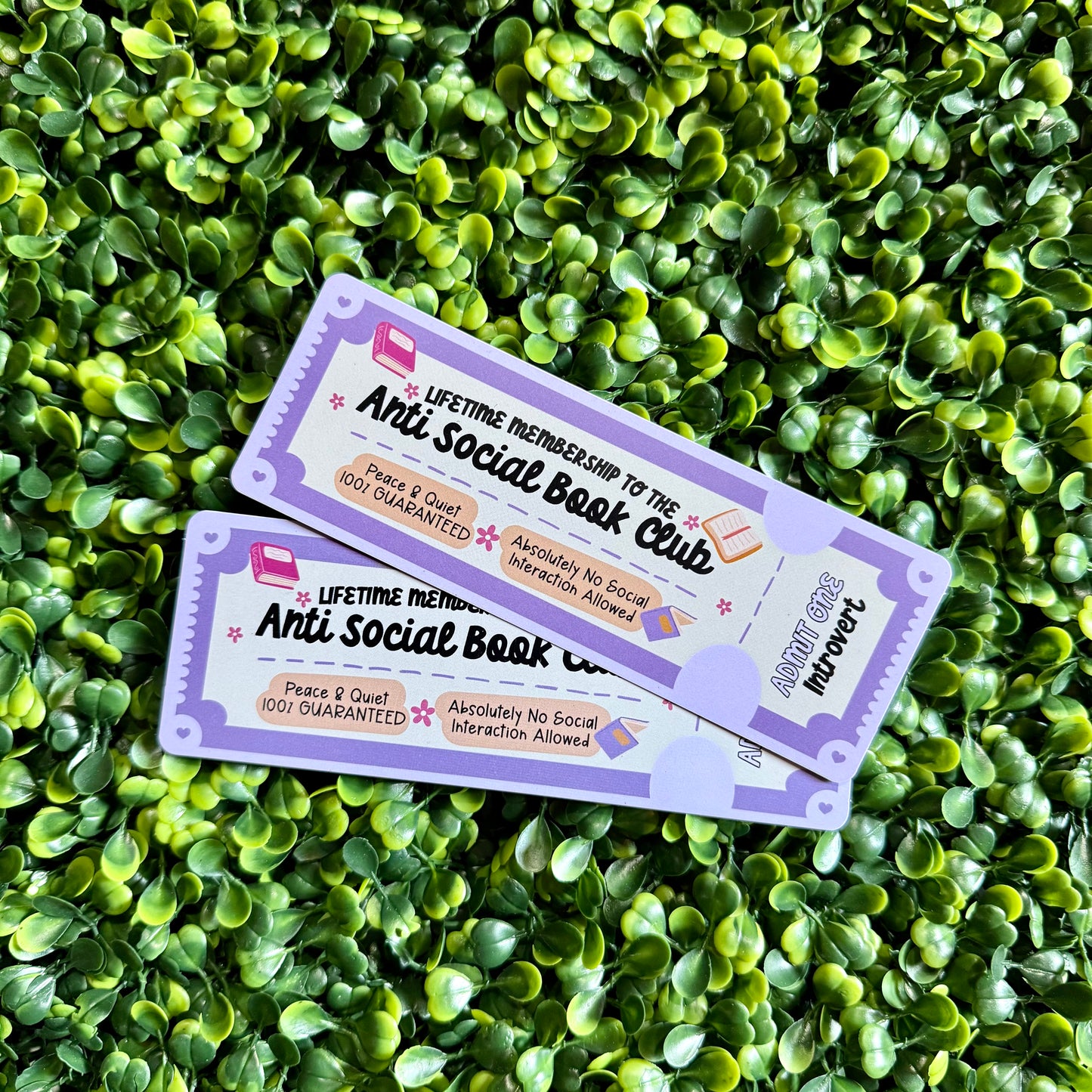 Antisocial Book Club Bookmark