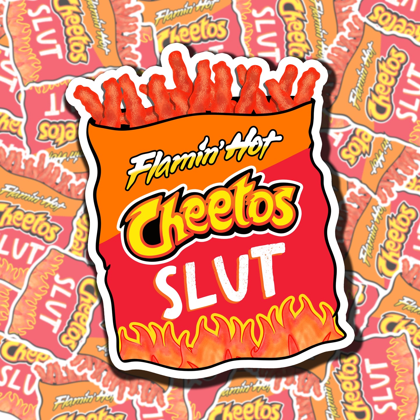 Hot Cheeto Slut Sticker