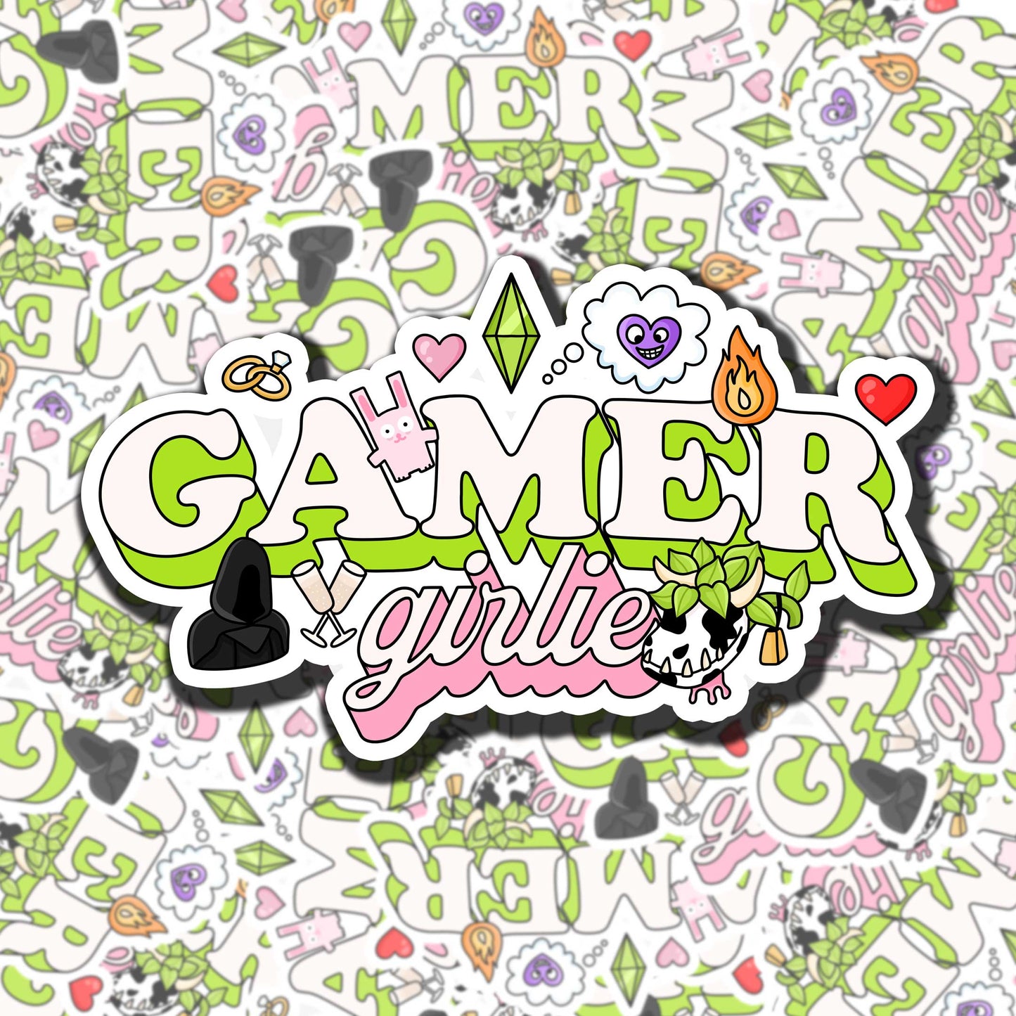 Gamer Girlie Sticker