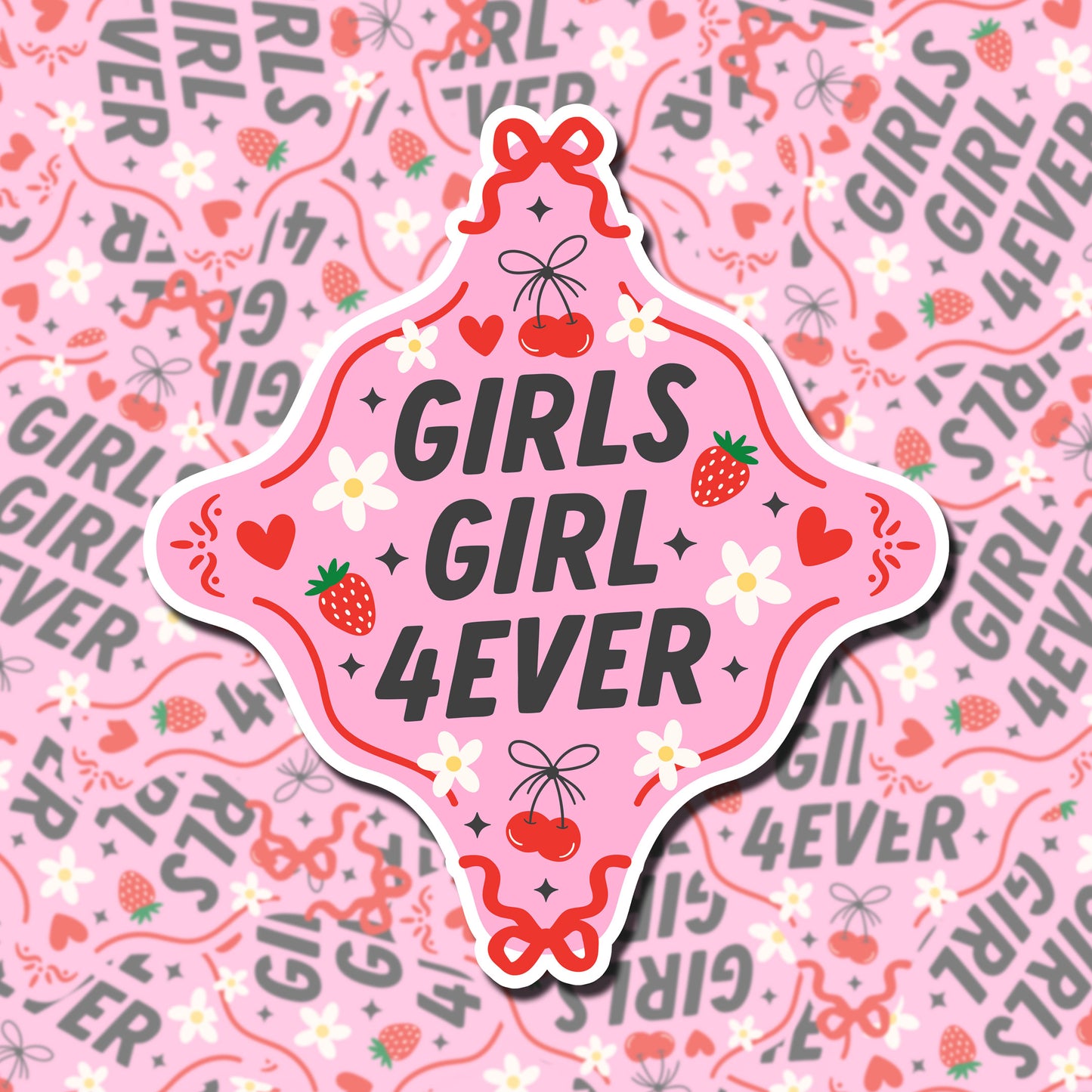 Girls Girl 4Ever Sticker
