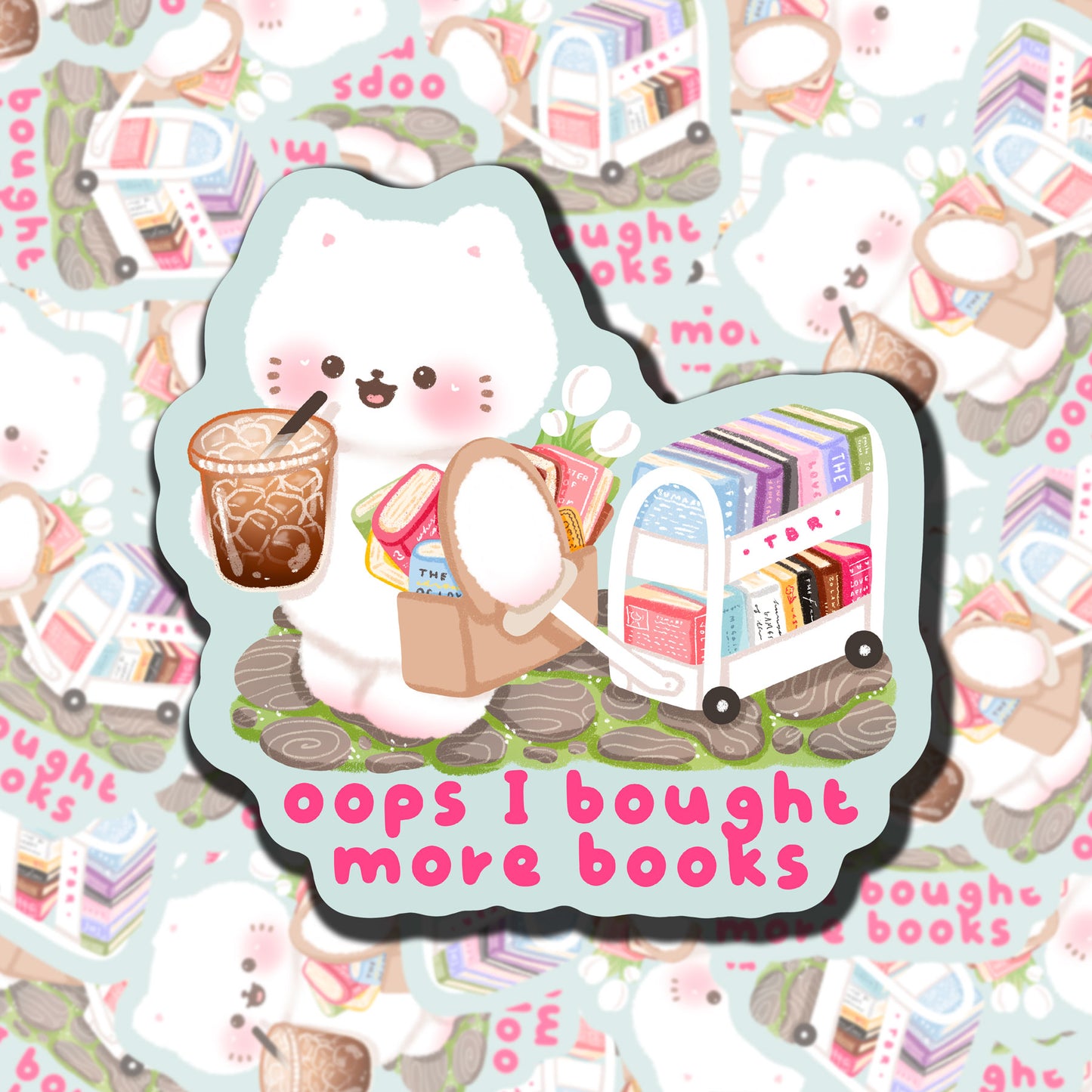 I Bought More Books Sticker
