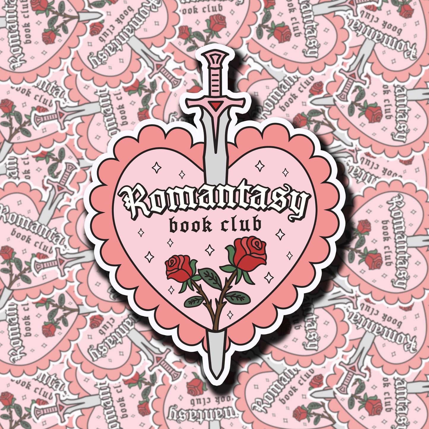 Romantasy Heart Sticker