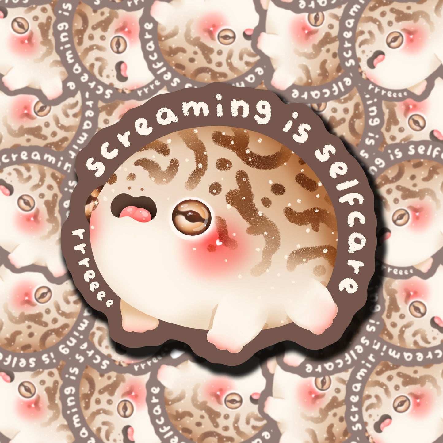 Screaming is Selfcare Sticiker