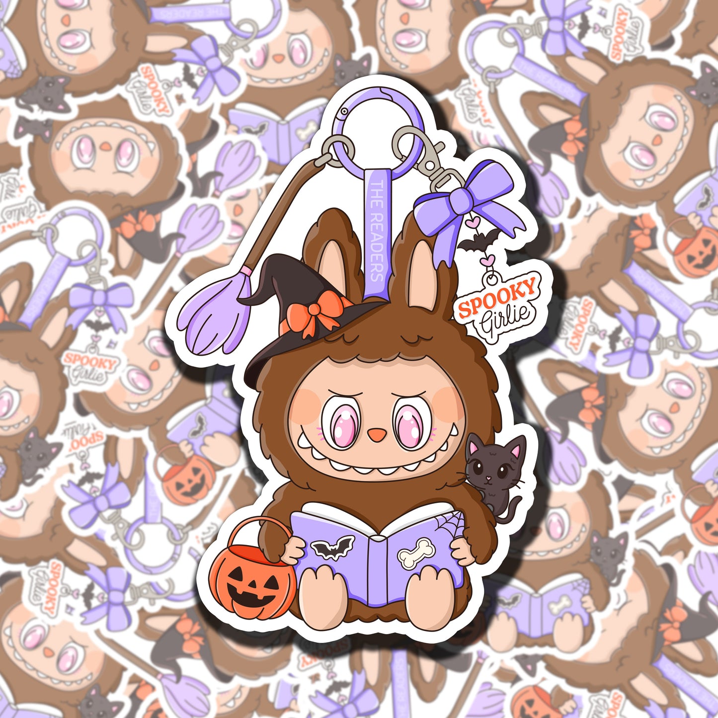 Spooky Bookish Labubu