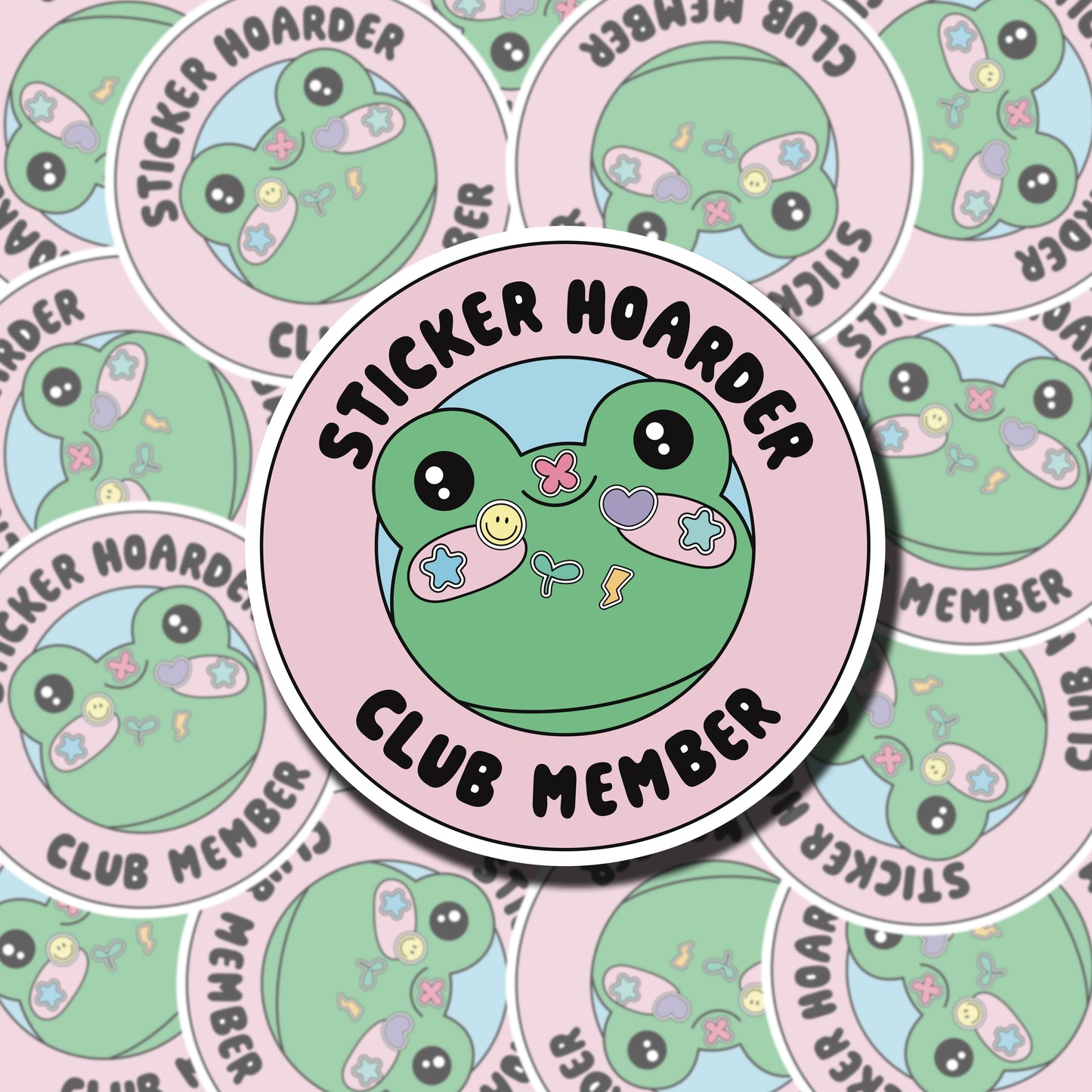 Sticker Hoarder Club Member Sticker