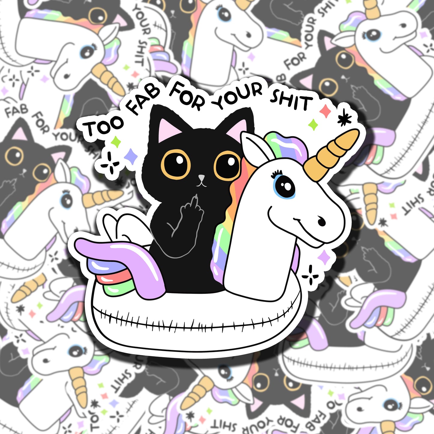 Too Fab Sticker