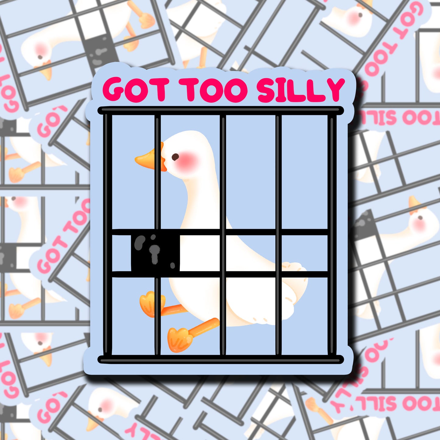 Got Too Silly Sticker