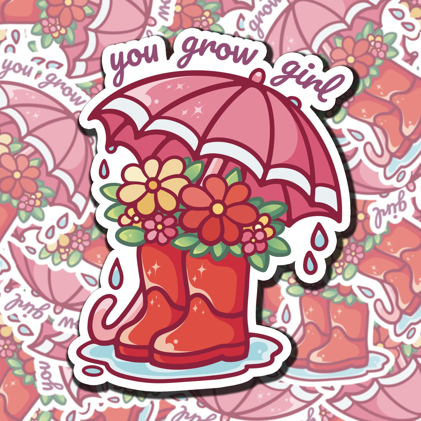 You Grow Girl Sticker