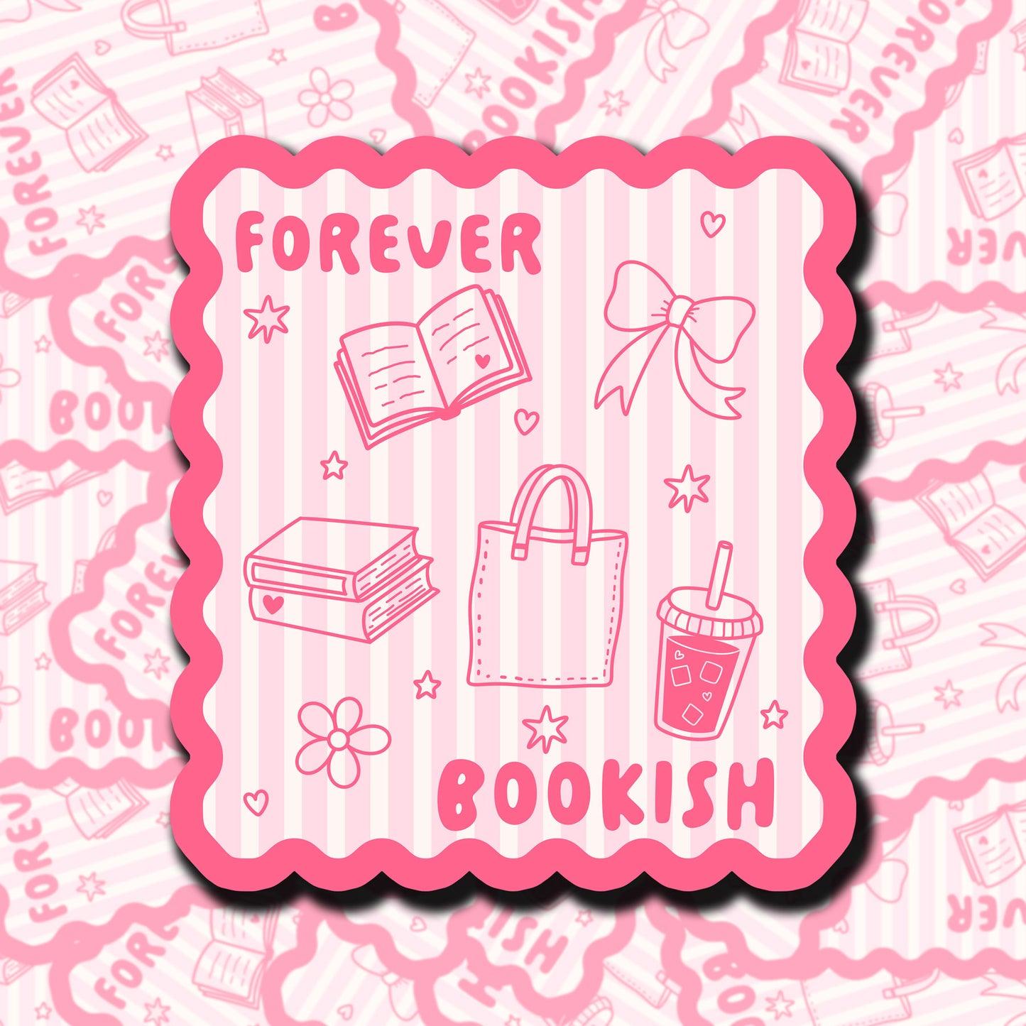Forever Bookish Stikcer
