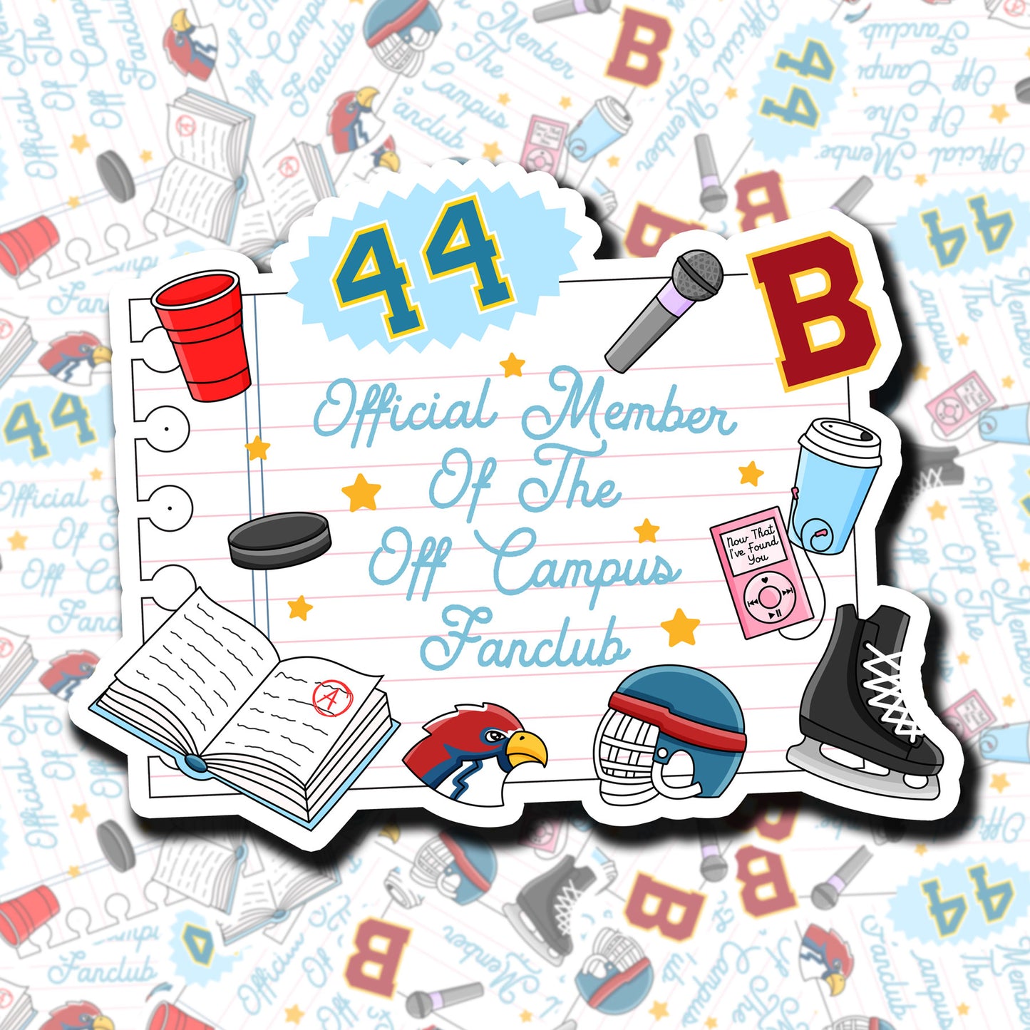 Off Campus Sticker