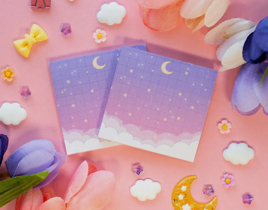 Starry Clouds Sticky Notes