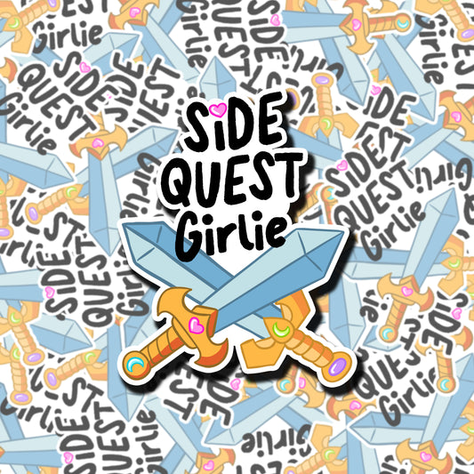 Side Quest Girlie Sticker