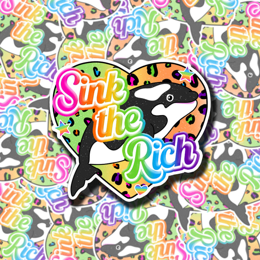 Sink The Rich Sticker