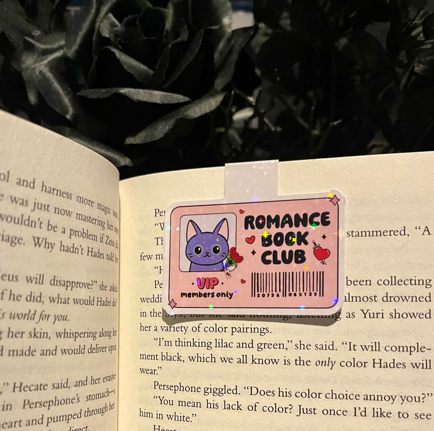 Romance Book Club Magnetic Bookmark