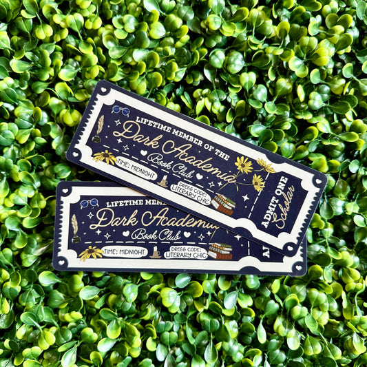 Dark Academia Bookmark