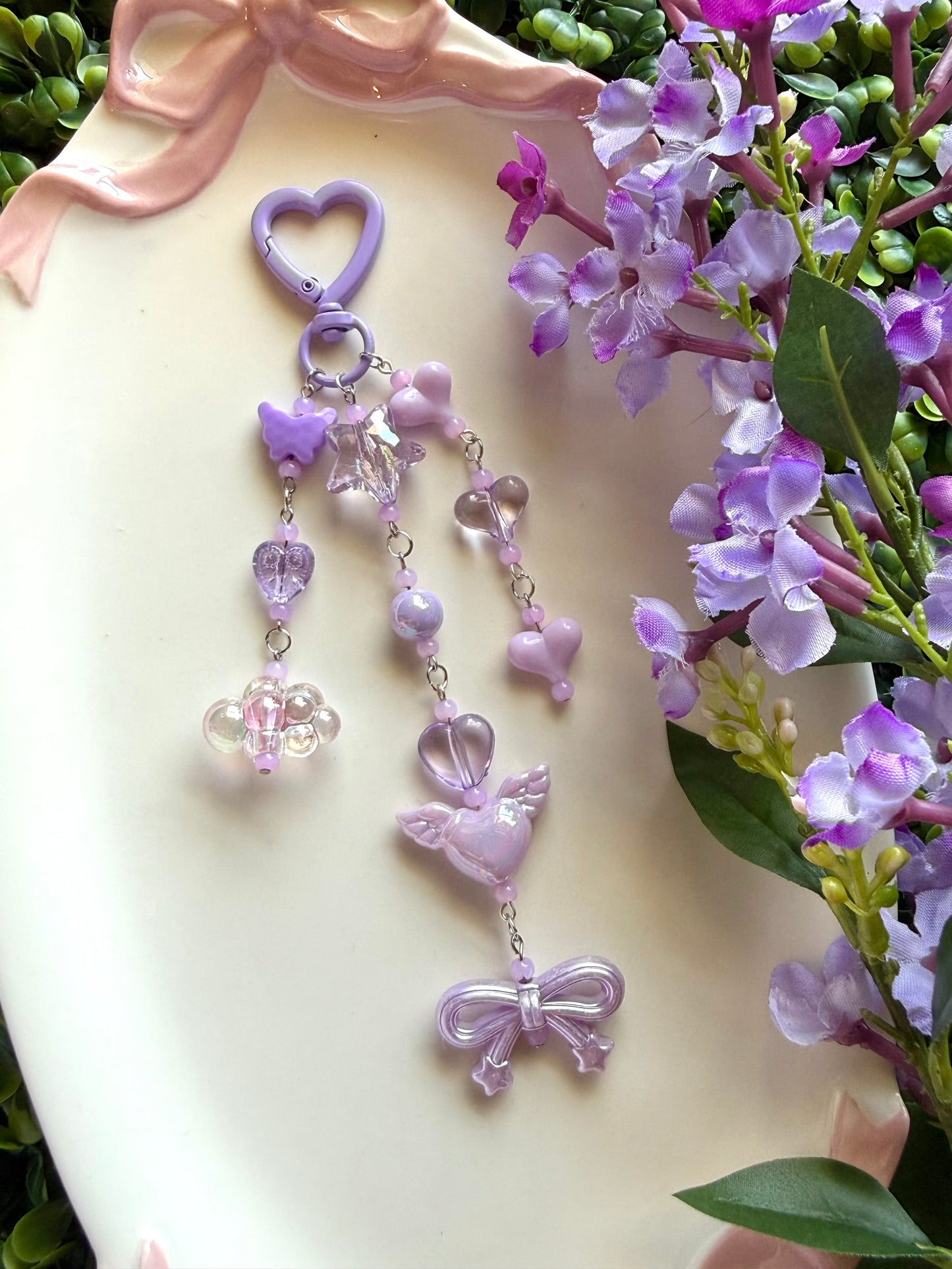 Violet’s Sparkle Keychain