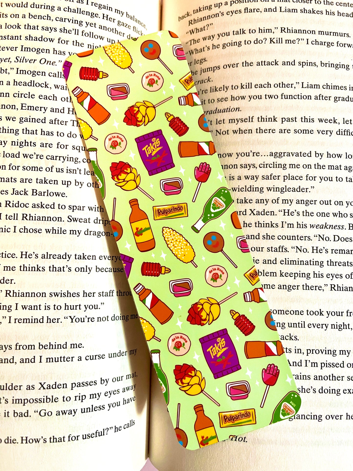 Mexican Snacks Bookmark (green)