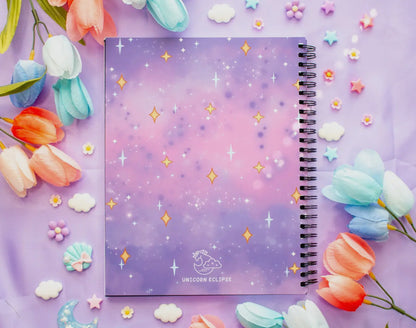 Study Night Spiral Lined Notebook