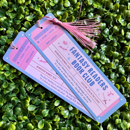 Fantasy Readers Book Club Bookmark