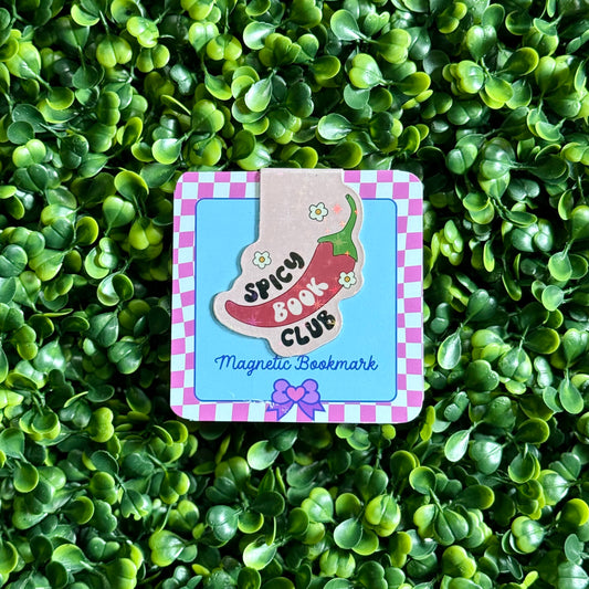 Spicy Book Club Magnetic Bookmark (holographic)