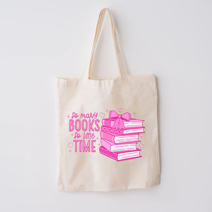 So Many Books Tote Bag