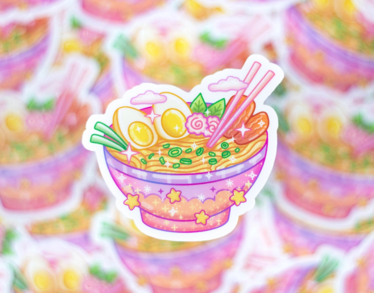 Ramen Bowl (clear sticker)