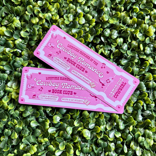 Cowboy Romance Bookmark