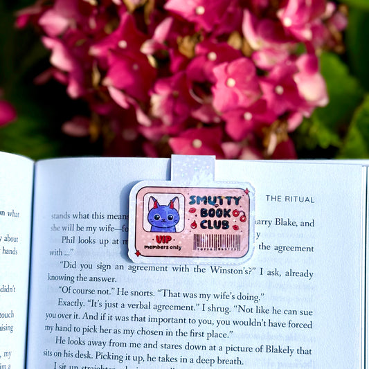 Smutty Book Club Magnetic Bookmark (holographic)