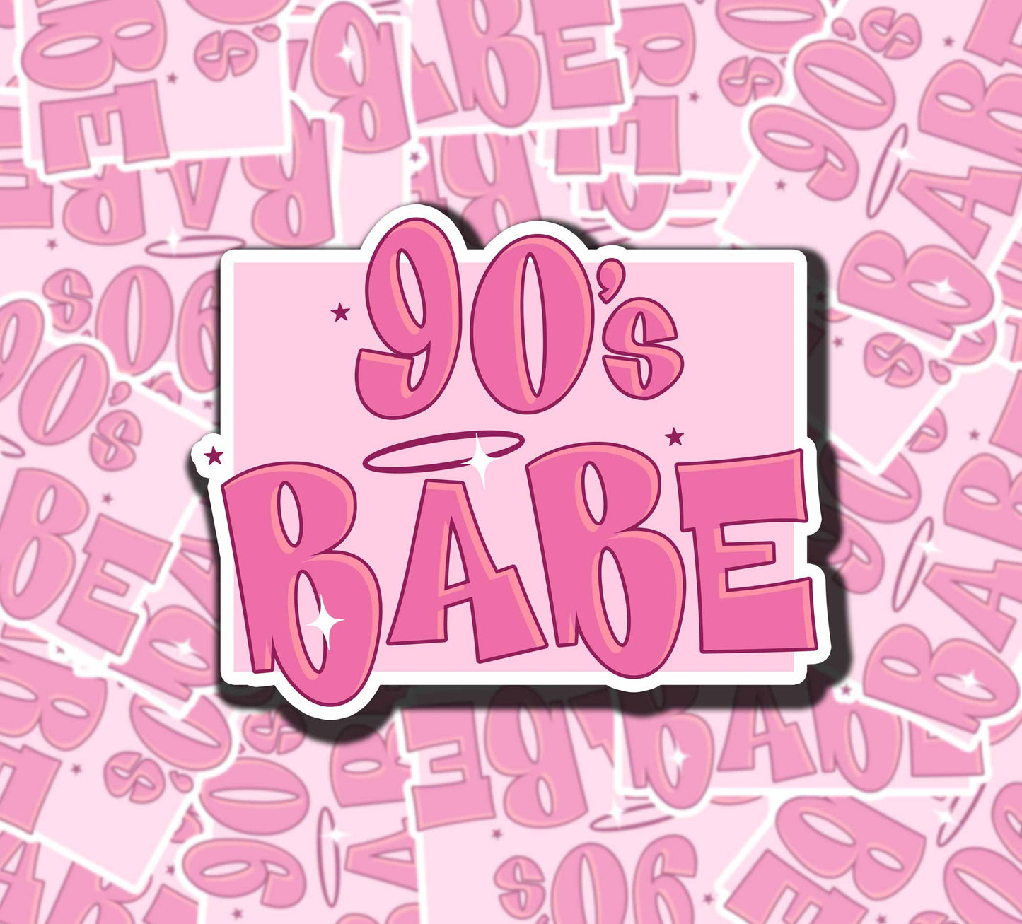 90's Babe Sticker