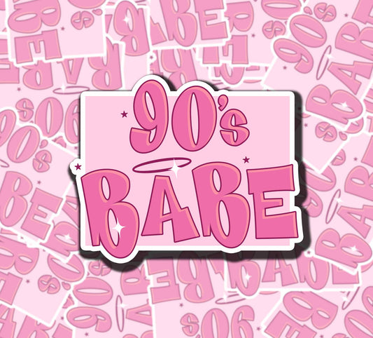 90's Babe Sticker