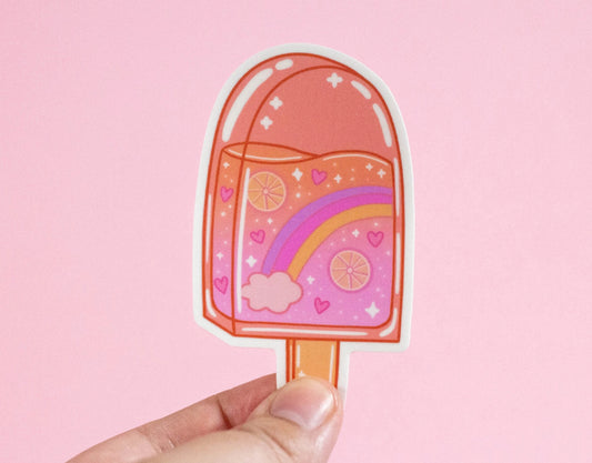 Orange Popsicle Sticker