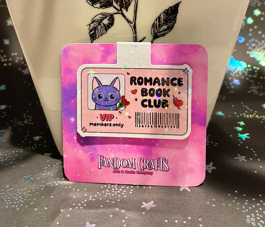 Romance Book Club Magnetic Bookmark