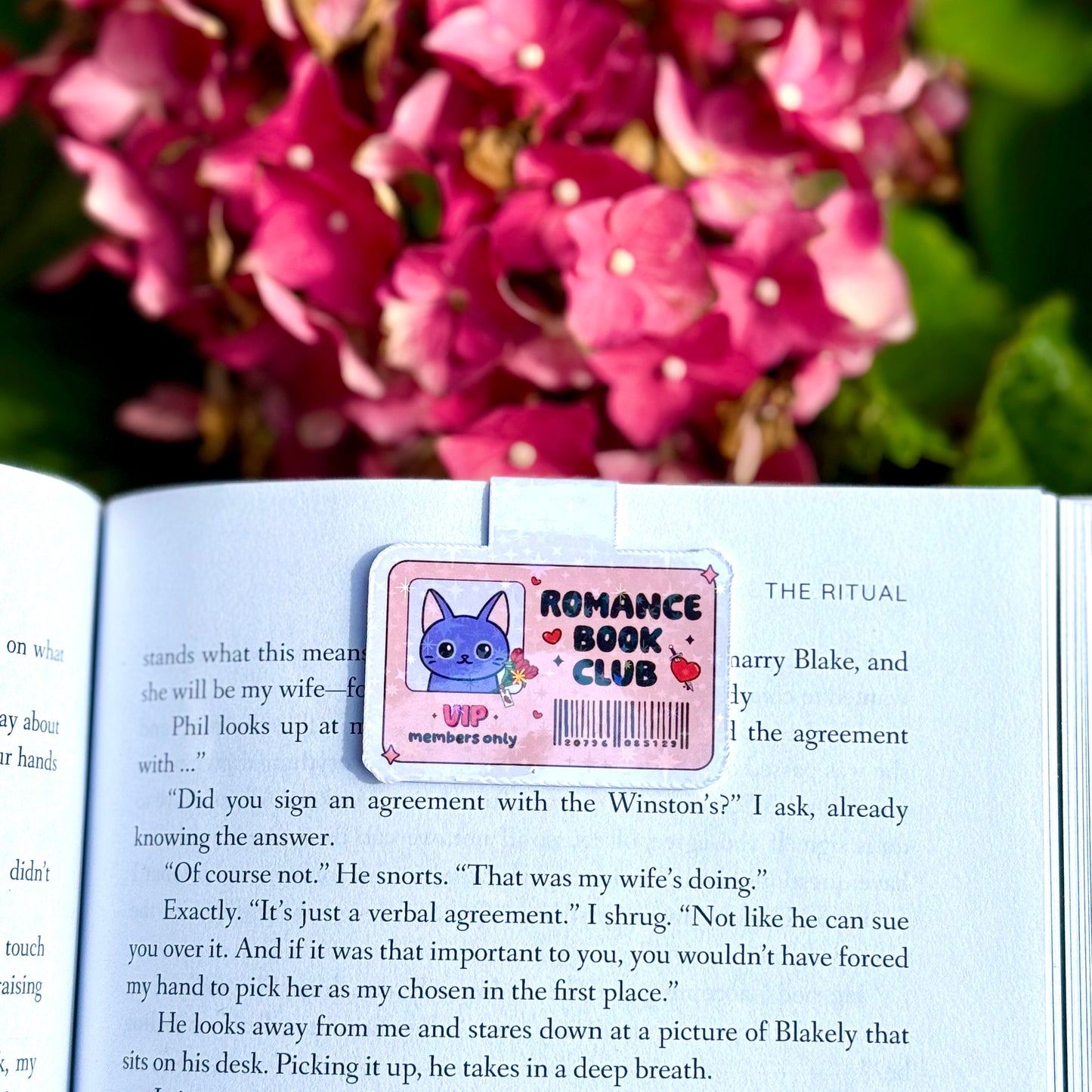 Romance Book Club Magnetic Bookmark (holographic)
