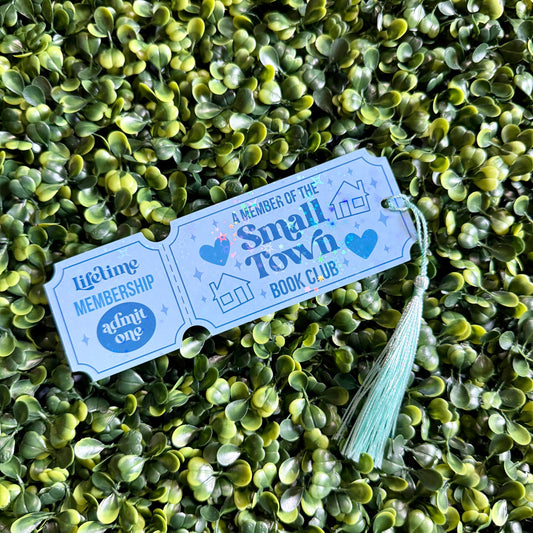 Small Town Bookmark (holographic)