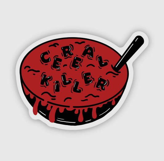Cereal Killer Bowl Sticker