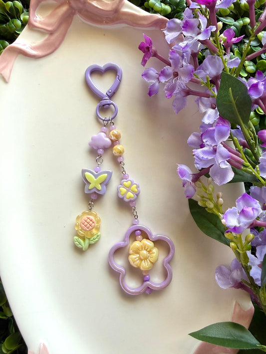 Touch of lilac Keychain