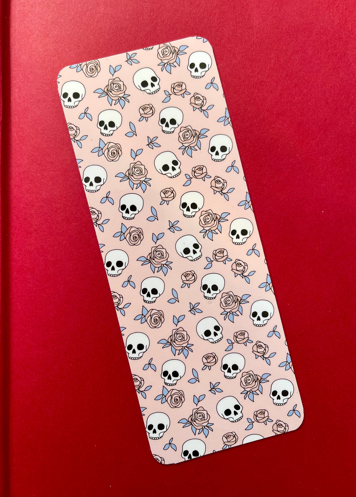 Rose And skulls Bookmark