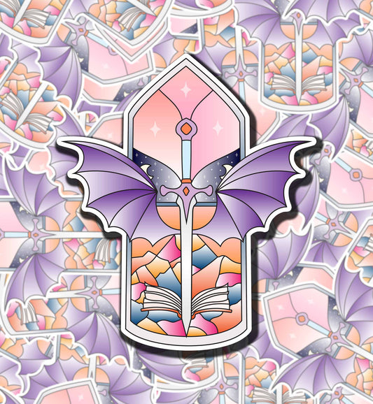 Acotar Stained Glass Sticker