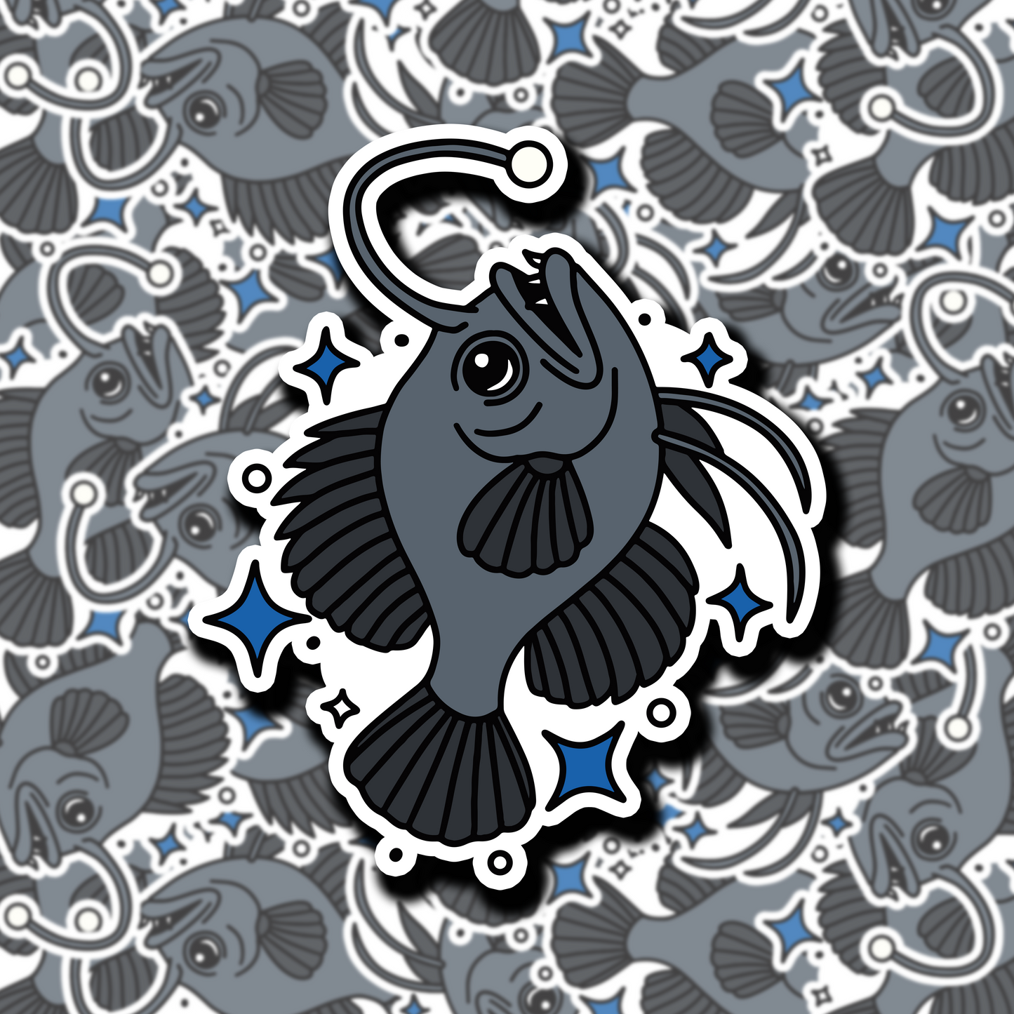 Anglerfish Sticker
