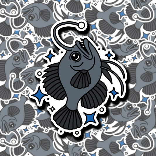 Anglerfish Sticker