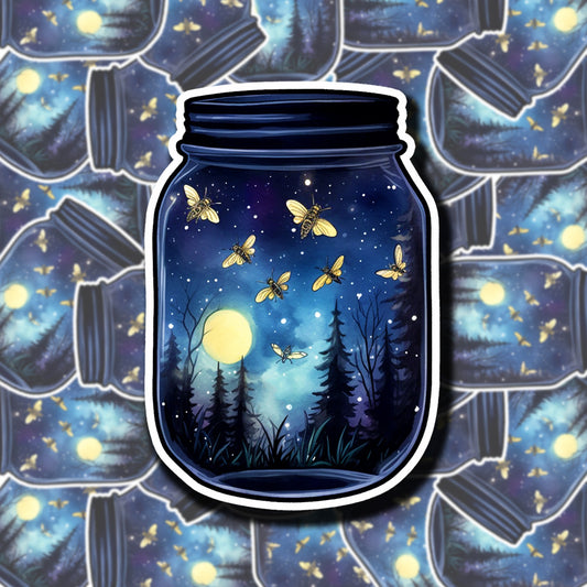 Nightlight Jar Sticker