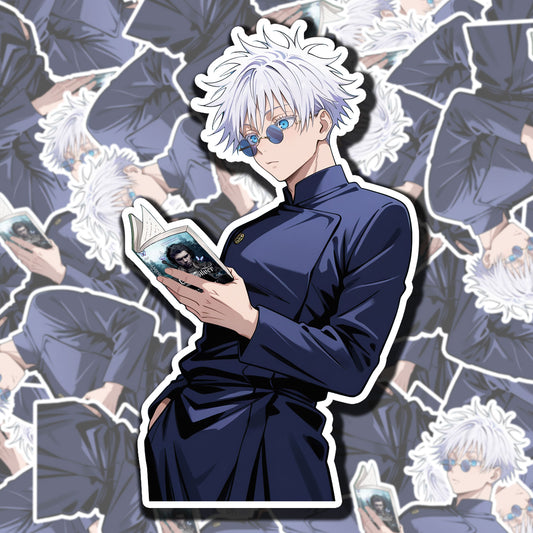 Bookish Gojo Sticker
