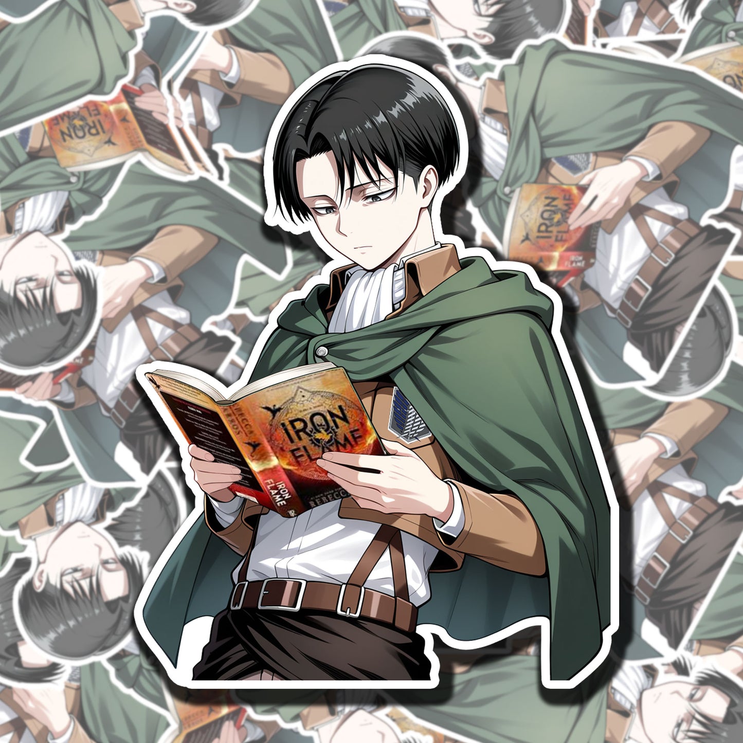 Bookish Levi Sticker
